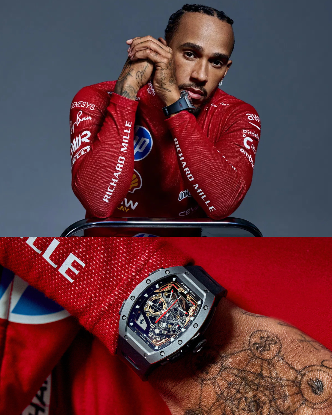 Richard Mille RM 43-01 Ferrari Tourbillon Split-Seconds Chronograph Titanium 理查德米尔 RM 43-01 Ferrari 手动上链陀飞轮双秒追针计时码表 | WORLDTIMER