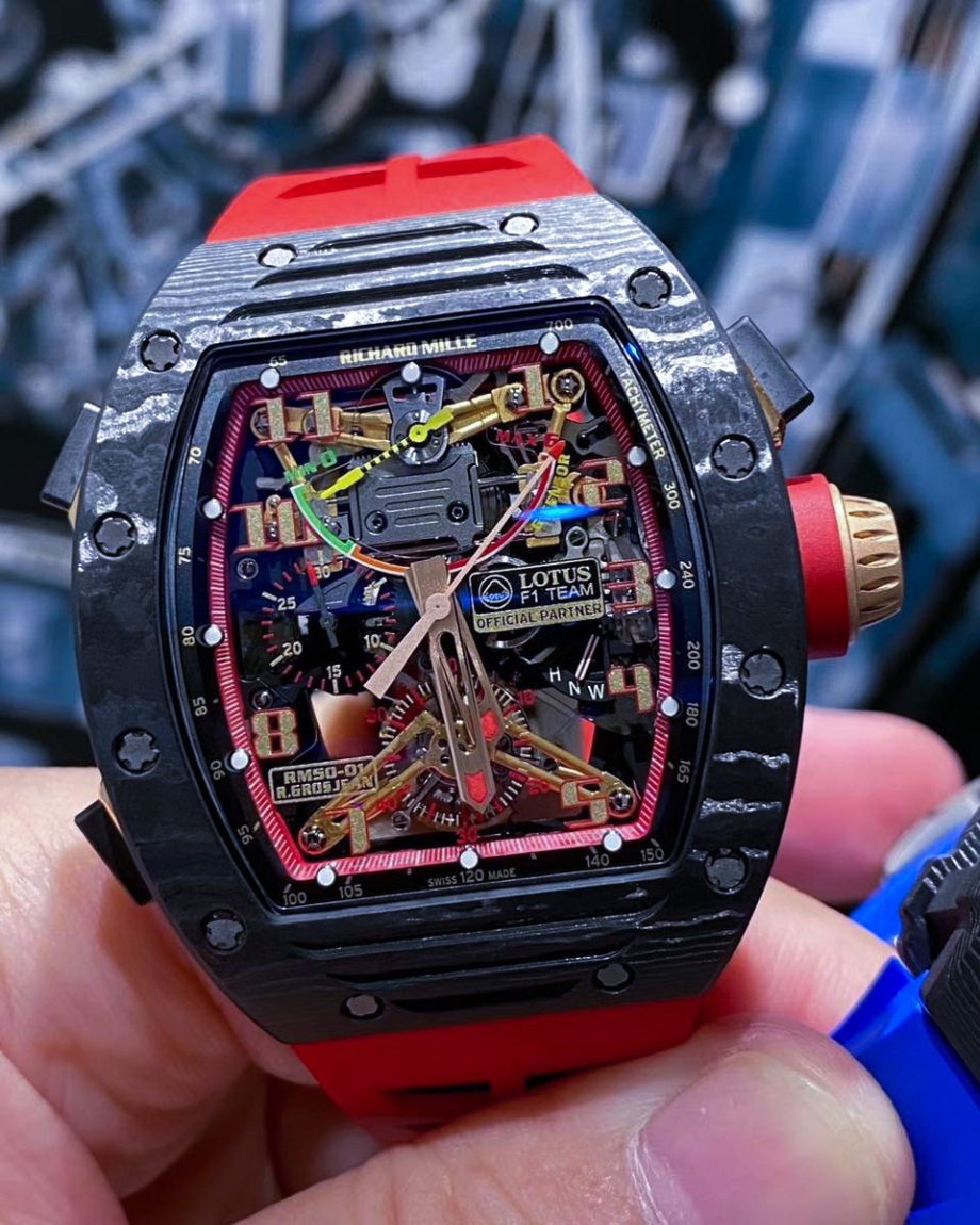 Richard Mille RM 50-01 Romain Grosjean Lotus F1 Team Tourbillon IN STOCK | WORLDTIMER
