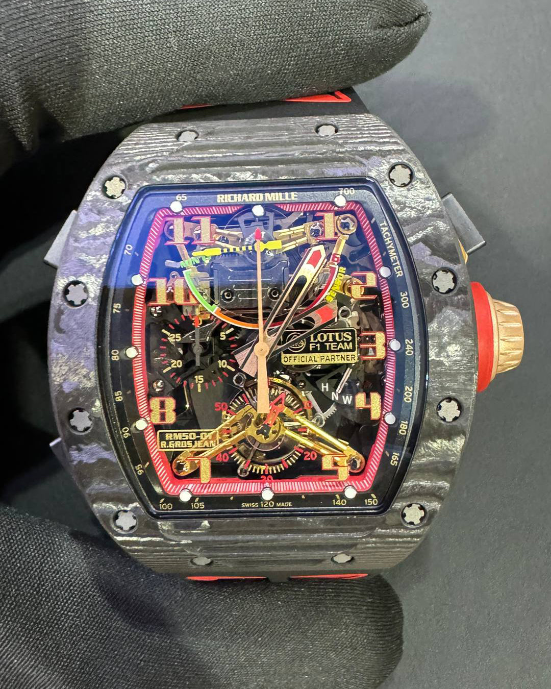 Richard Mille RM 50-01 Romain Grosjean Lotus F1 Team Tourbillon IN STOCK | WORLDTIMER