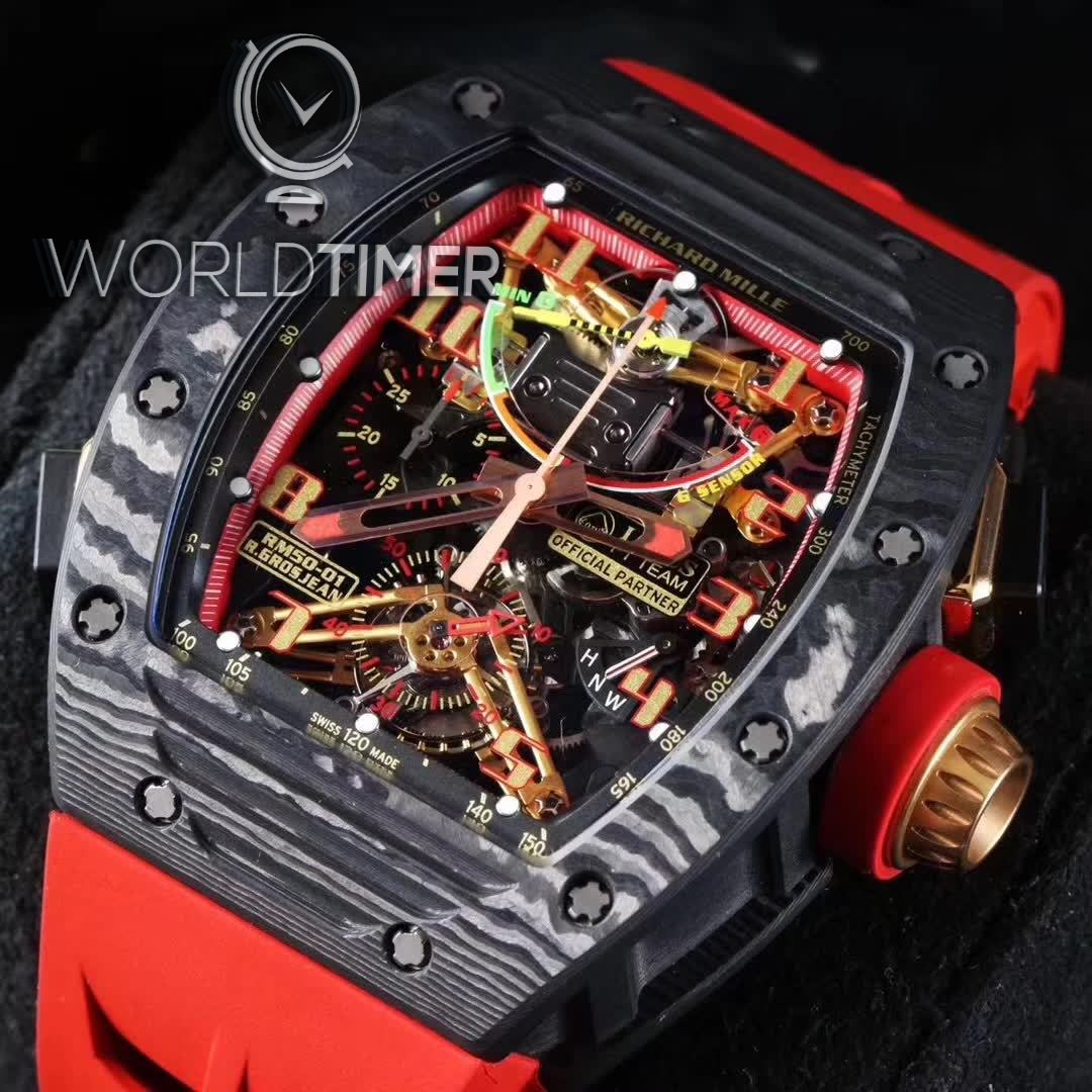 Richard Mille RM 50-01 Romain Grosjean Lotus F1 Team Tourbillon IN STOCK | WORLDTIMER