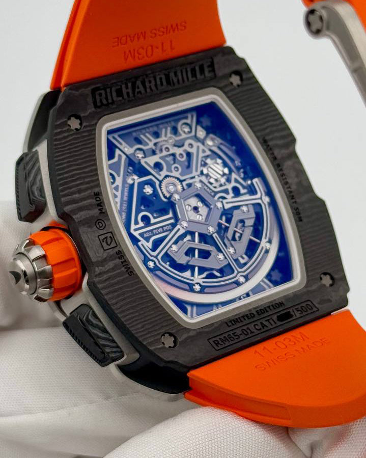 Brand New Richard Mille RM 65-01 McLaren W1 Automatic Split-Seconds Chronograph | WORLDTIMER