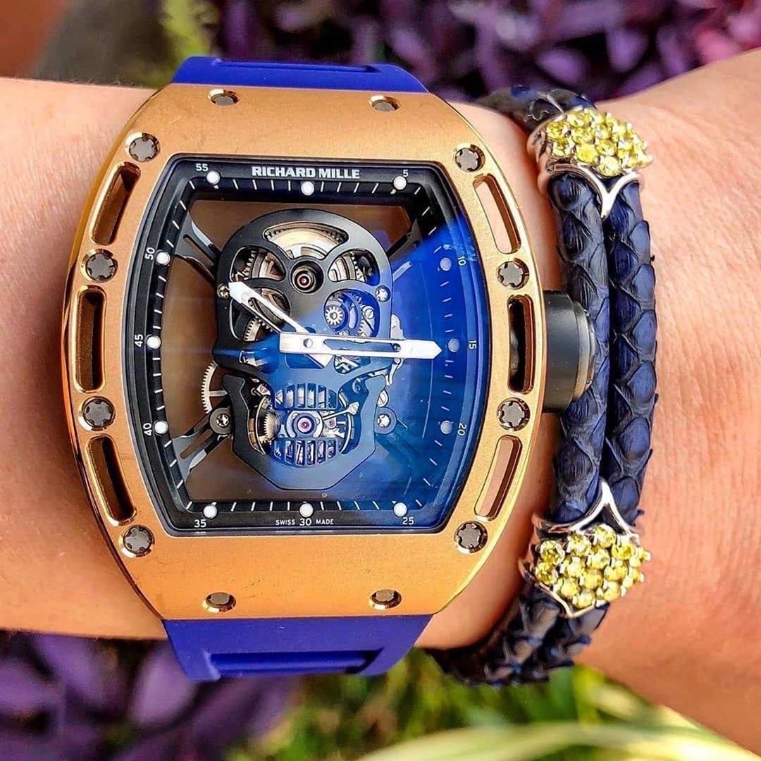 Richard Mille Skull RM 052 Rose Gold Tourbillon (The Watch That Broke The Internet) 理查德米勒骷髅头 RM 052 | WORLDTIMER