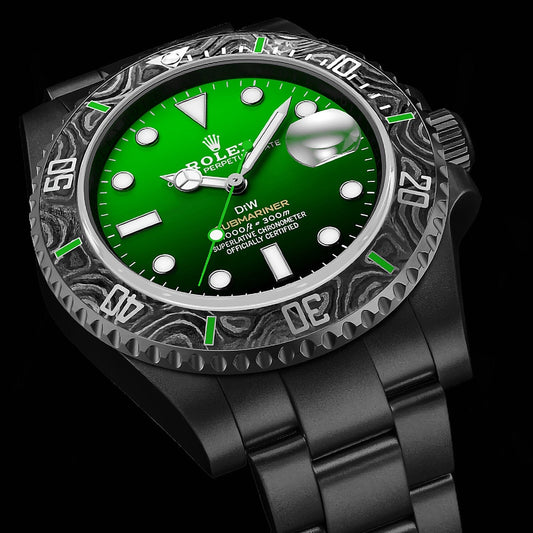 Rolex DiW Submariner PARAKEET 劳力士DiW 绿水鬼 | WORLDTIMER