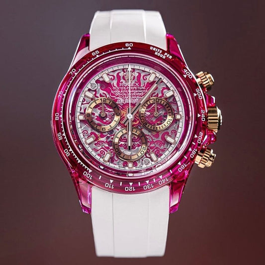Sapphire AET REMOULD Rolex Daytona LOONG CLARET 红龙 劳力士迪通拿 | WORLDTIMER