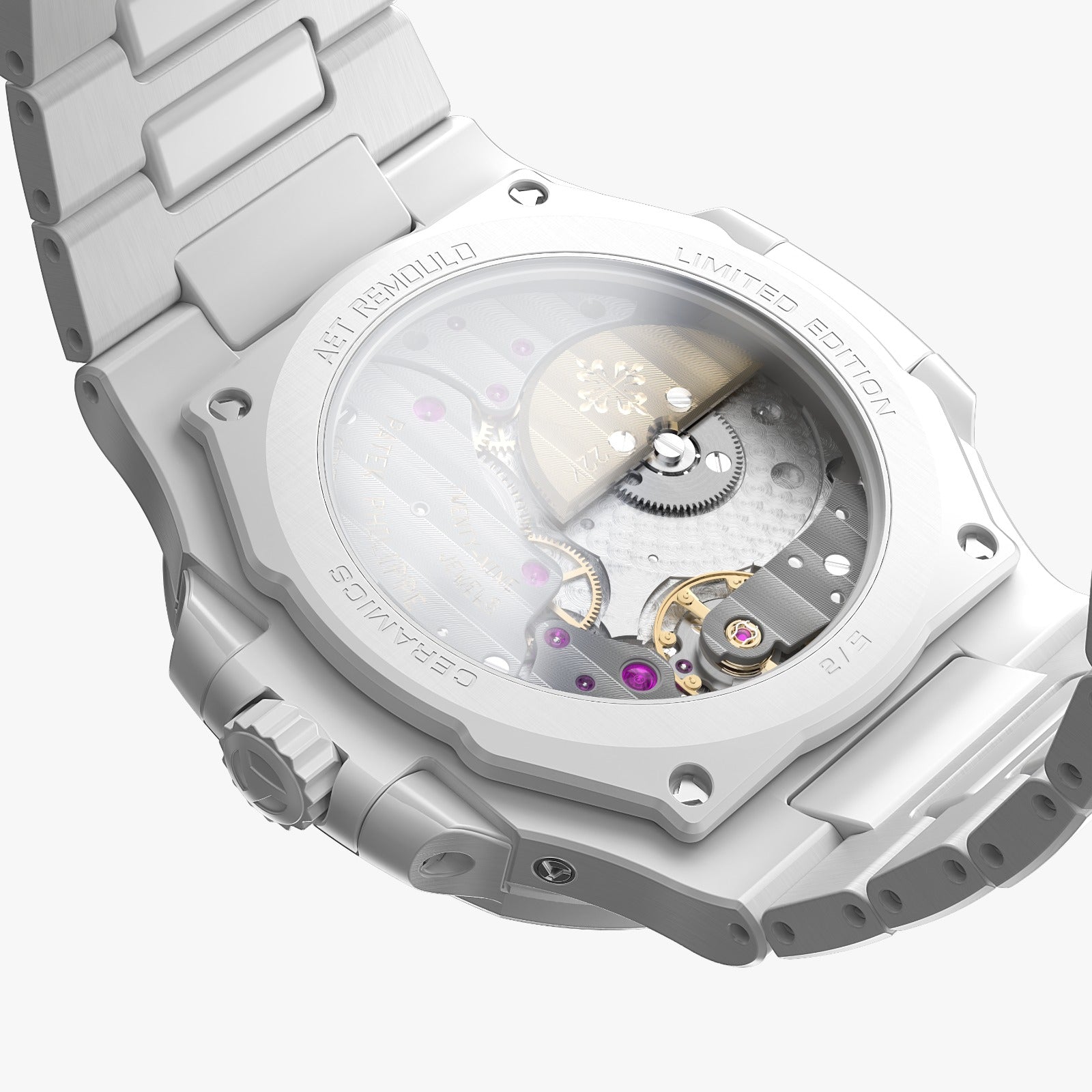 Patek Philippe 5712 AET Remould EOS 百达翡丽 粉红宝石 鹦鹉螺5712 | WORLDTIMER