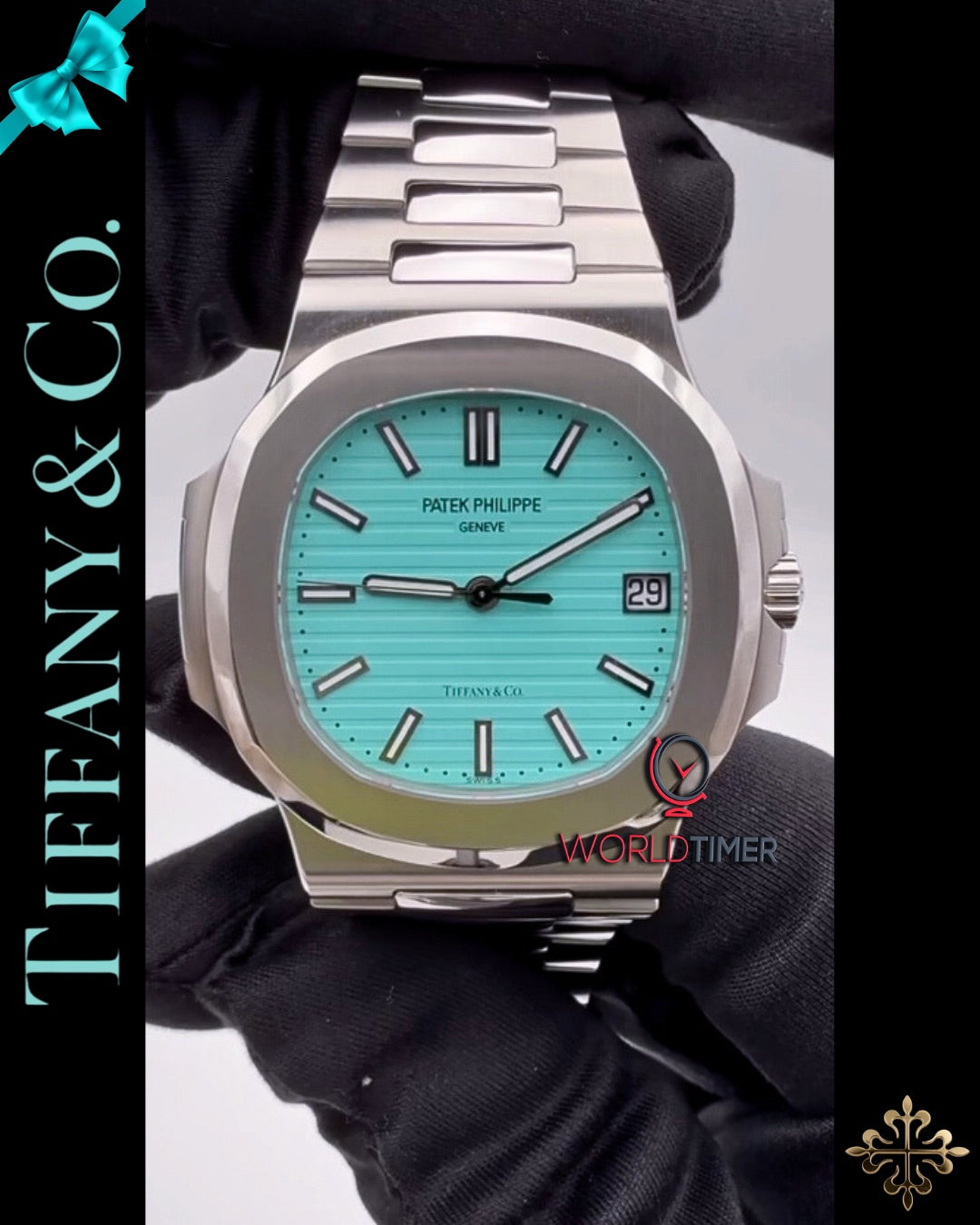 Patek Philippe Tiffany Blue Nautilus 5711/1A-018 百达翡丽 蒂芙尼蓝鹦鹉螺 5711 | WORLDTIMER