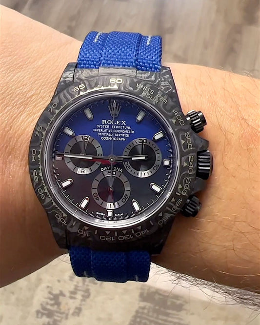 1-of-1 Two Tone Rolex DiW Daytona 独一无二双色表盘 劳力士DiW 碳纤维迪通拿 | WORLDTIMER
