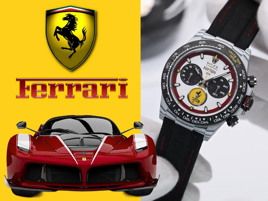 FERRARI EDITION RT DiW Rolex Daytona CarboQuartz UNIQUE WATCH 独一无二劳力士 DiW迪通拿 | WORLDTIMER