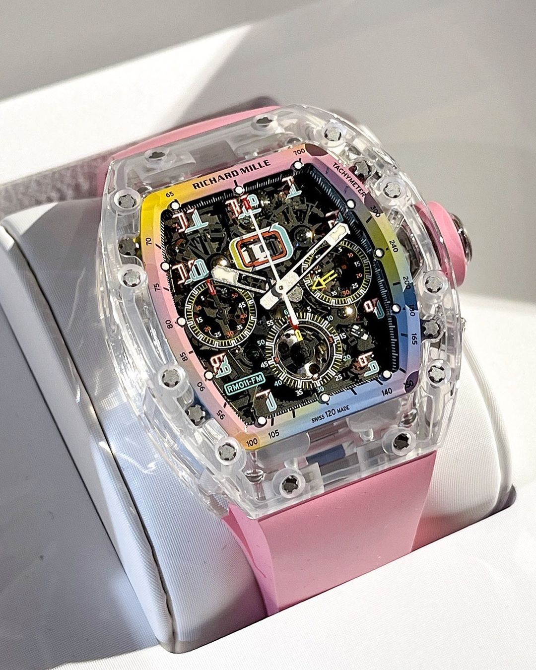 Richard Mille RM 011 Sapphire AET REMOULD A11 TIME MACHINE 理查德米勒水晶 RM 011【AET REMOULD】 | WORLDTIMER