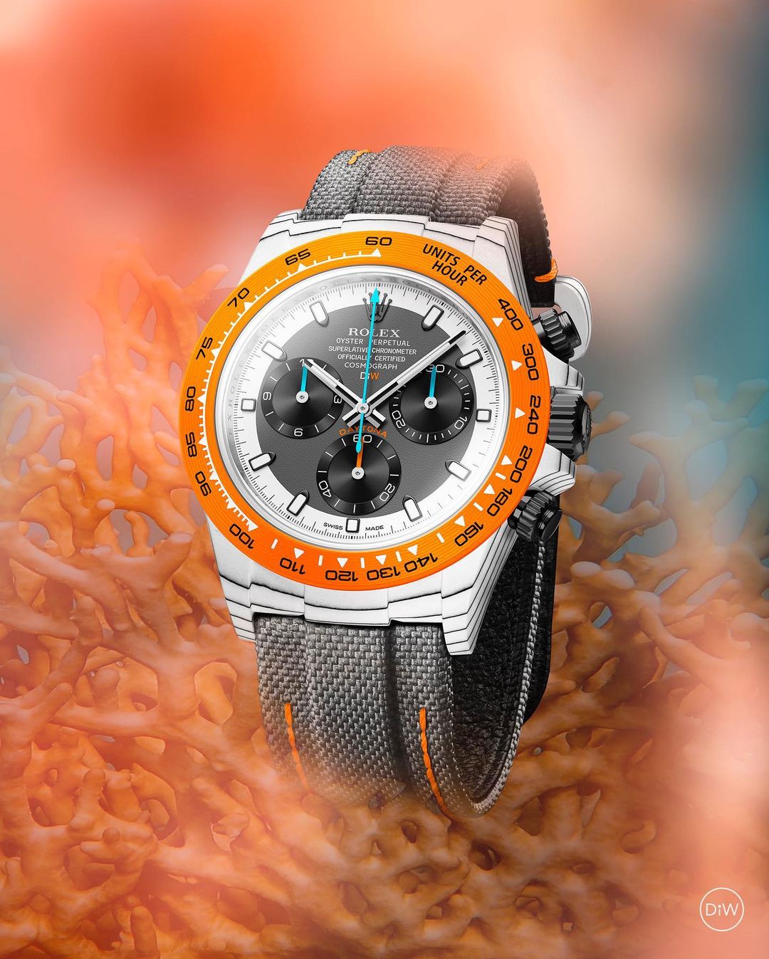 CarboQuartz Rolex Daytona DiW OCELLARIS 石英纤维劳力士 DiW迪通拿 | WORLDTIMER