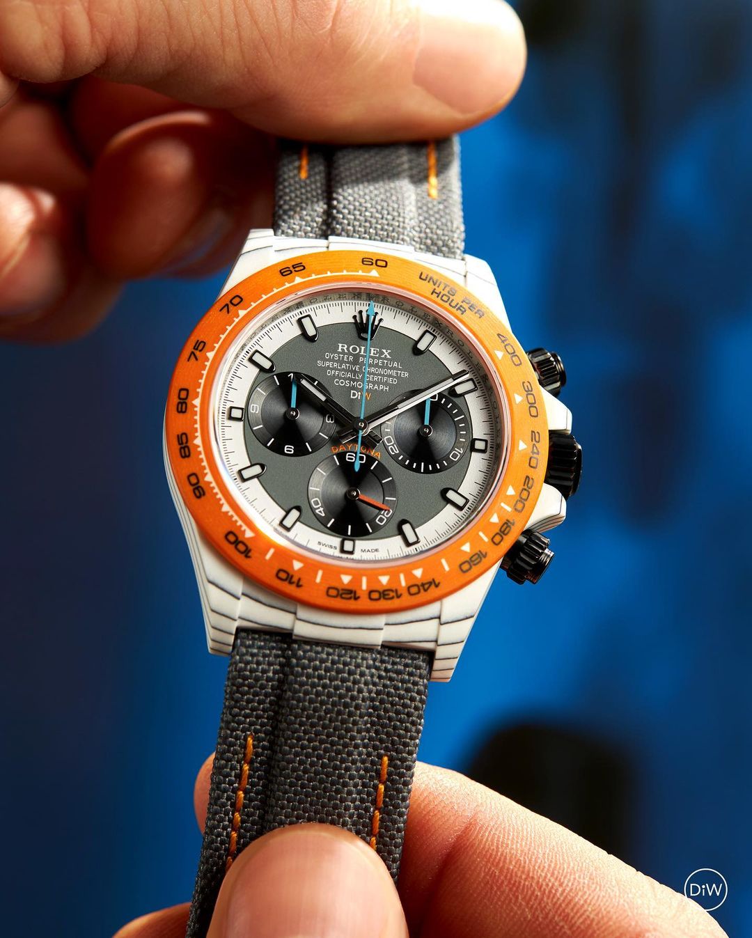 CarboQuartz Rolex DiW Daytona OCELLARIS 劳力士DiW 石英纤维迪通拿 | WORLDTIMER