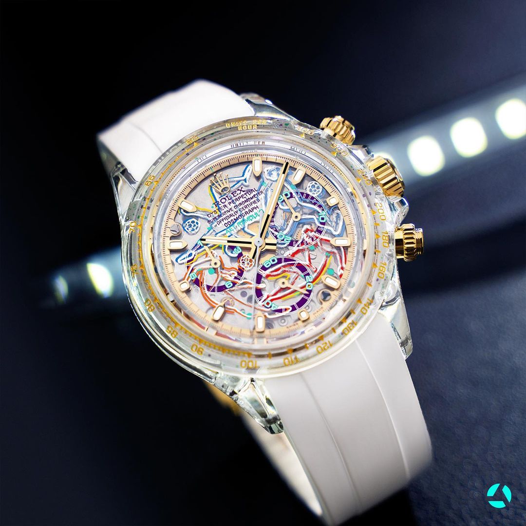 AET REMOULD Sapphire Rolex Daytona FOOTBALL FEAST | WORLDTIMER
