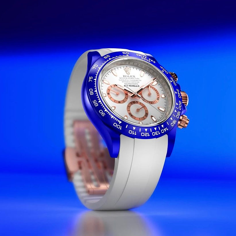 AET REMOULD Ceramic Rolex Daytona "BLUE & WHITE CLASSIC" | WORLDTIMER