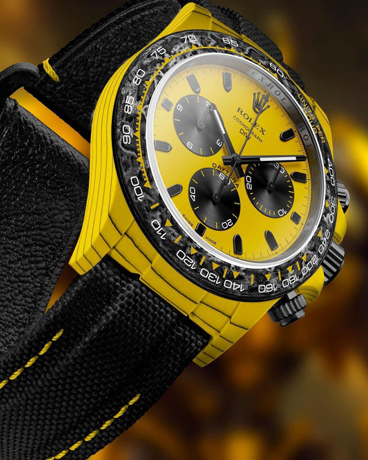 DiW Rolex Daytona BumbleBee CarboQuartz 大黄蜂 DiW劳力士 迪通拿 | WORLDTIMER
