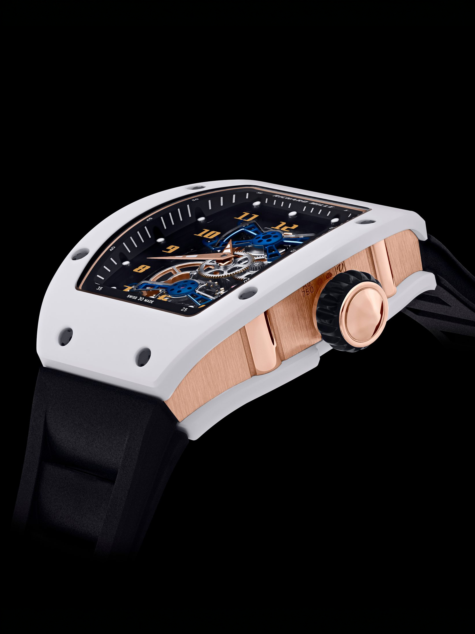 Richard Mille RM 17-02 Tourbillon White ATZ Ceramic Manual Winding 理查德米勒 RM 17-02 陀飞轮 ATZ白陶瓷 手表 | WORLDTIMER