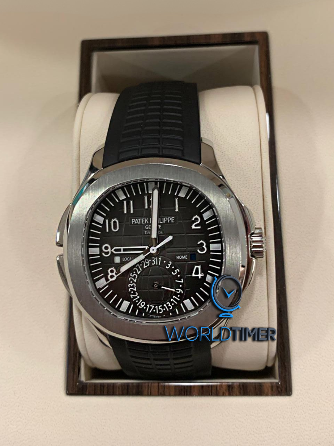 Patek Philippe Tiffany Nautilus 5164A 百达翡丽 蒂芙尼鹦鹉螺 5164A | WORLDTIMER
