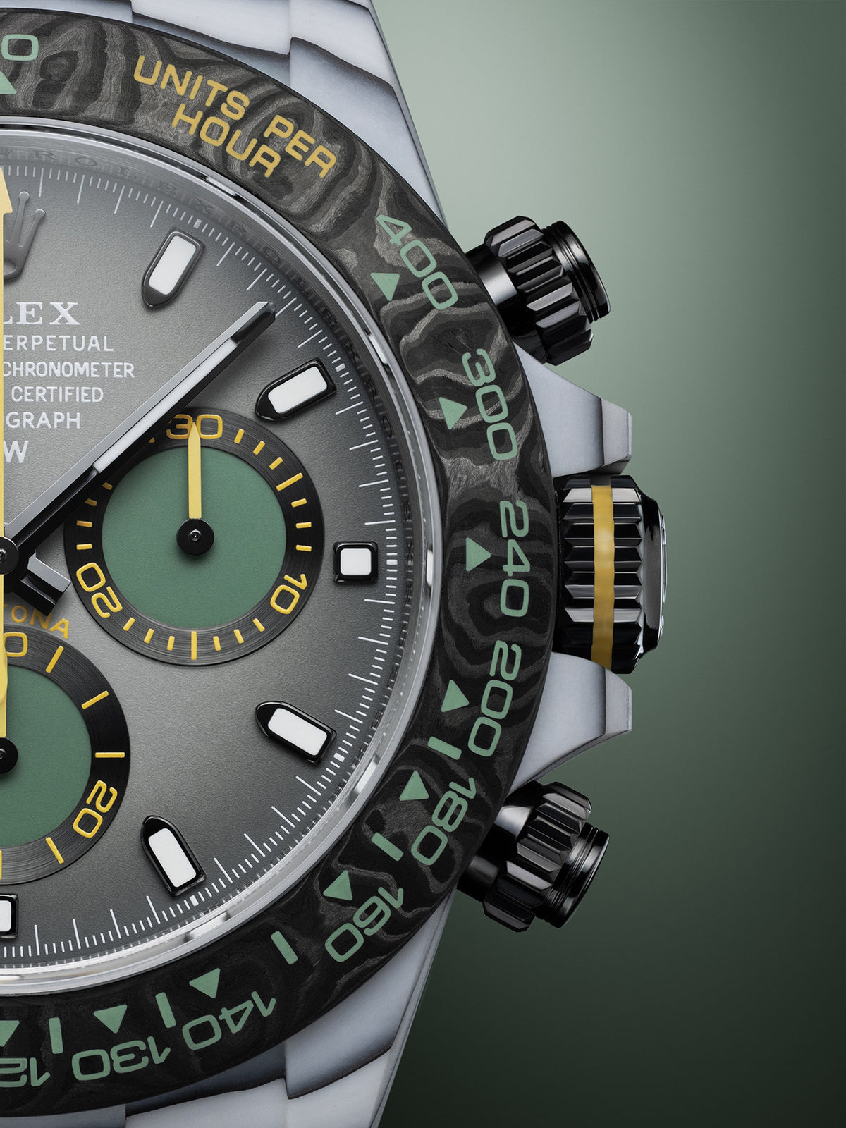 CarboQuartz Rolex DiW Daytona VERDANT SHADOW 劳力士DiW 石英纤维迪通拿 | WORLDTIMER