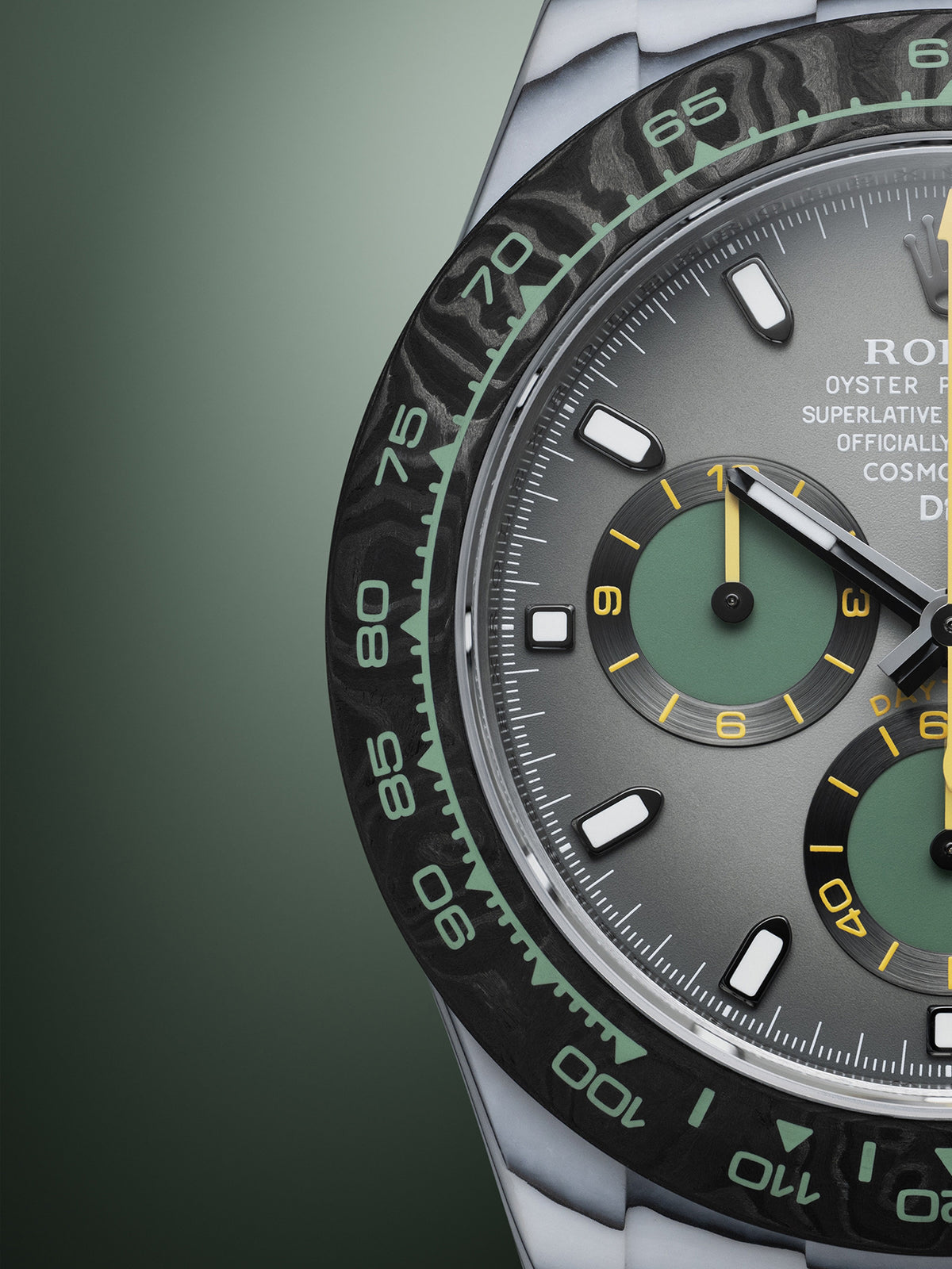 CarboQuartz Rolex DiW Daytona VERDANT SHADOW 劳力士DiW 石英纤维迪通拿 | WORLDTIMER