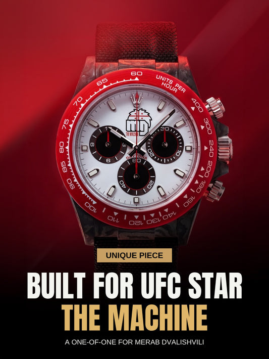 DiW Rolex Daytona Merab Dvalishvili UFC Champion Watch UFC冠军 劳力士DiW 迪通拿 独一无二腕表  | WORLDTIMER
