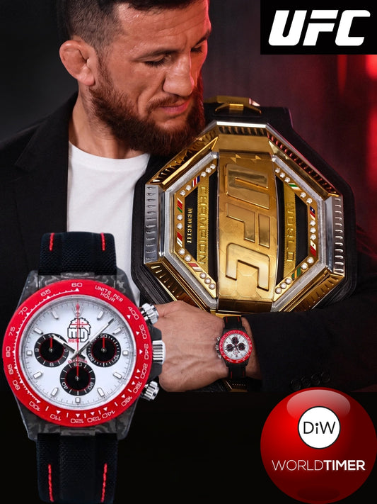 DiW Rolex Daytona Merab Dvalishvili UFC Champion Watch UFC冠军 劳力士DiW 迪通拿 独一无二腕表  | WORLDTIMER