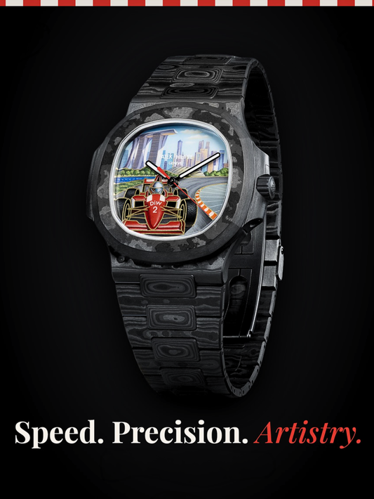 Grand Prix Enamel Dial Patek Philippe Nautilus 一级方程式大奖赛 百达翡丽鹦鹉螺 手绘珐琅表盘腕表 | WORLDTIMER
