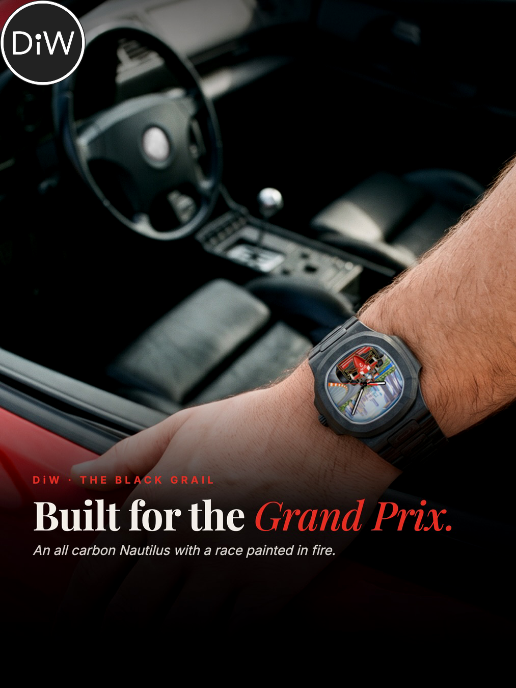 Grand Prix Enamel Dial Patek Philippe Nautilus 一级方程式大奖赛 百达翡丽鹦鹉螺 手绘珐琅表盘腕表 | WORLDTIMER