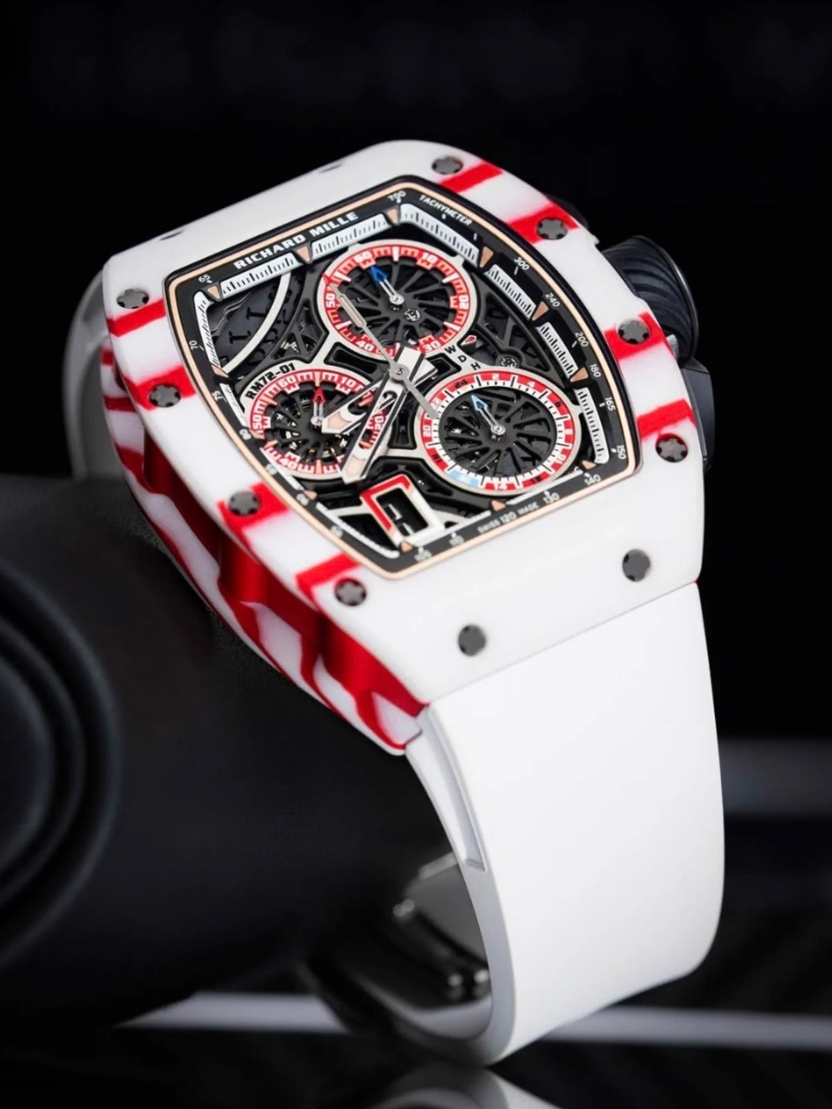 Richard Mille RM 72-01 Charles Leclerc 理查米尔 RM 72-01 自动上链飞返计时码表 | WORLDTIMER