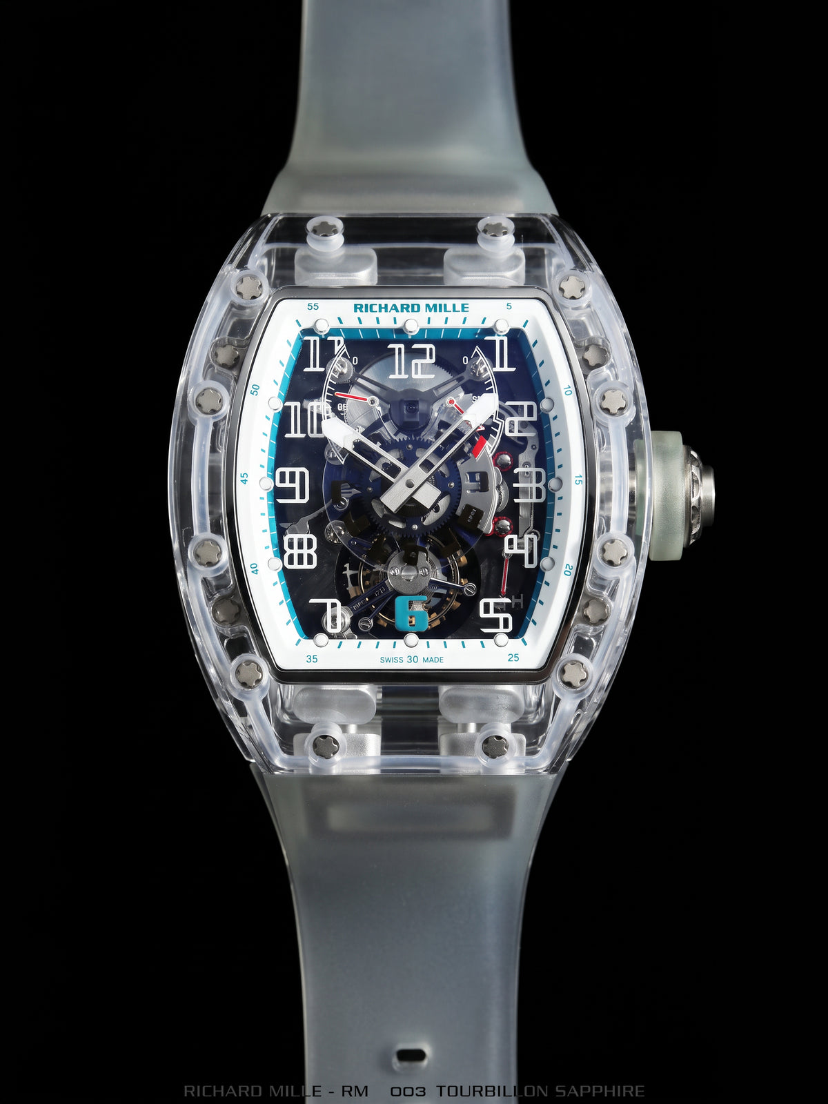 Richard Mille RM 003 Sapphire Tourbillon AET REMOULD U003 理查德米勒陀飞轮 RM 003 蓝宝石水晶手表 | WORLDTIMER