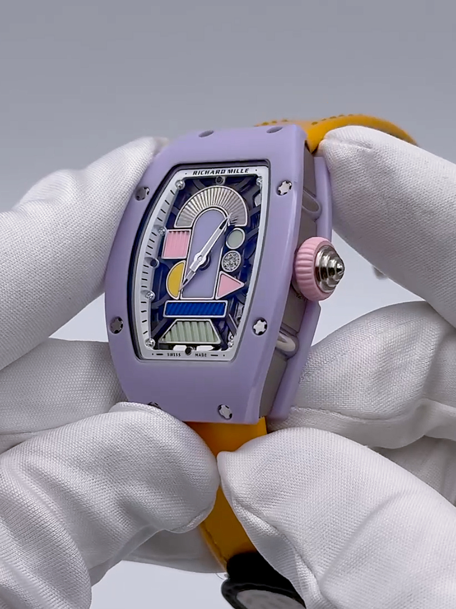 Richard Mille RM 07-01 Lavender 理查德米勒 RM 07-01 粉紫色 陶瓷女士表 | WORLDTIMER