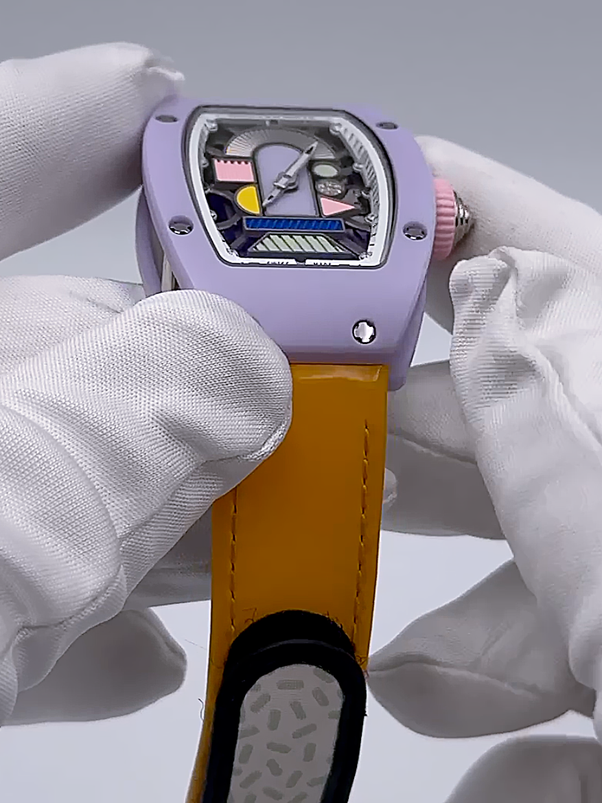 Richard Mille RM 07-01 Lavender Pink 理查米尔 RM 07-01 紫色 陶瓷女士表 | WORLDTIMER