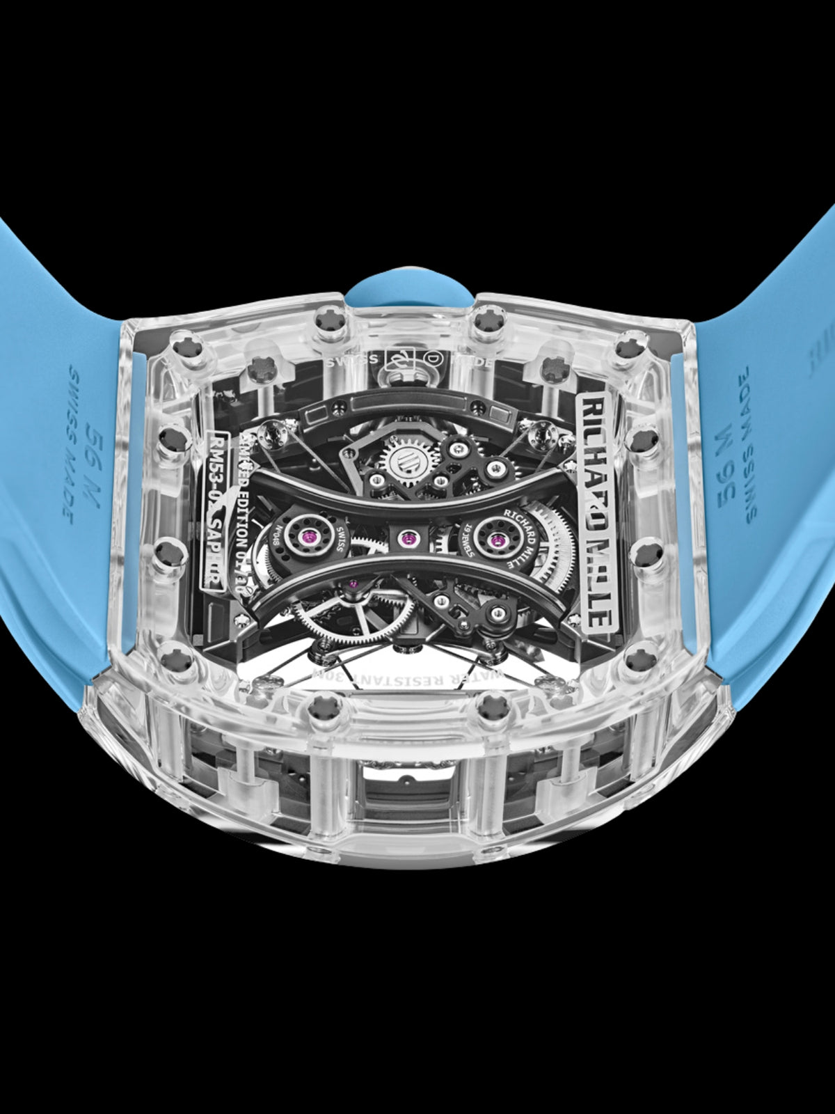 Richard Mille RM 53-02 Sapphire Tourbillon 理查德米勒 RM 53-02 陀飞轮蓝宝石腕表 | WORLDTIMER
