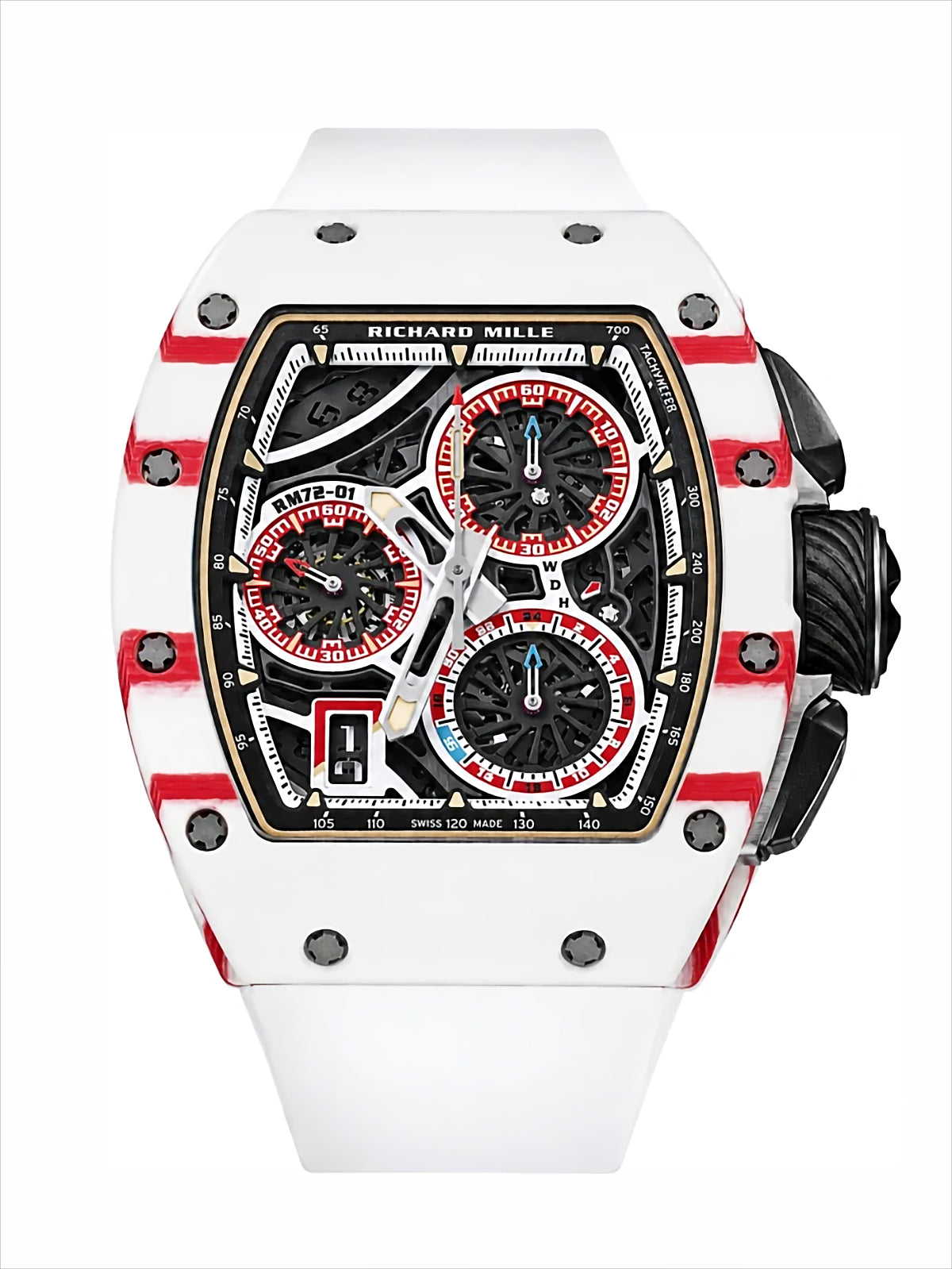 Richard Mille RM 72-01 Charles Leclerc 理查德米勒法拉利 RM 72-01 自动上链飞返计时码表 | WORLDTIMER