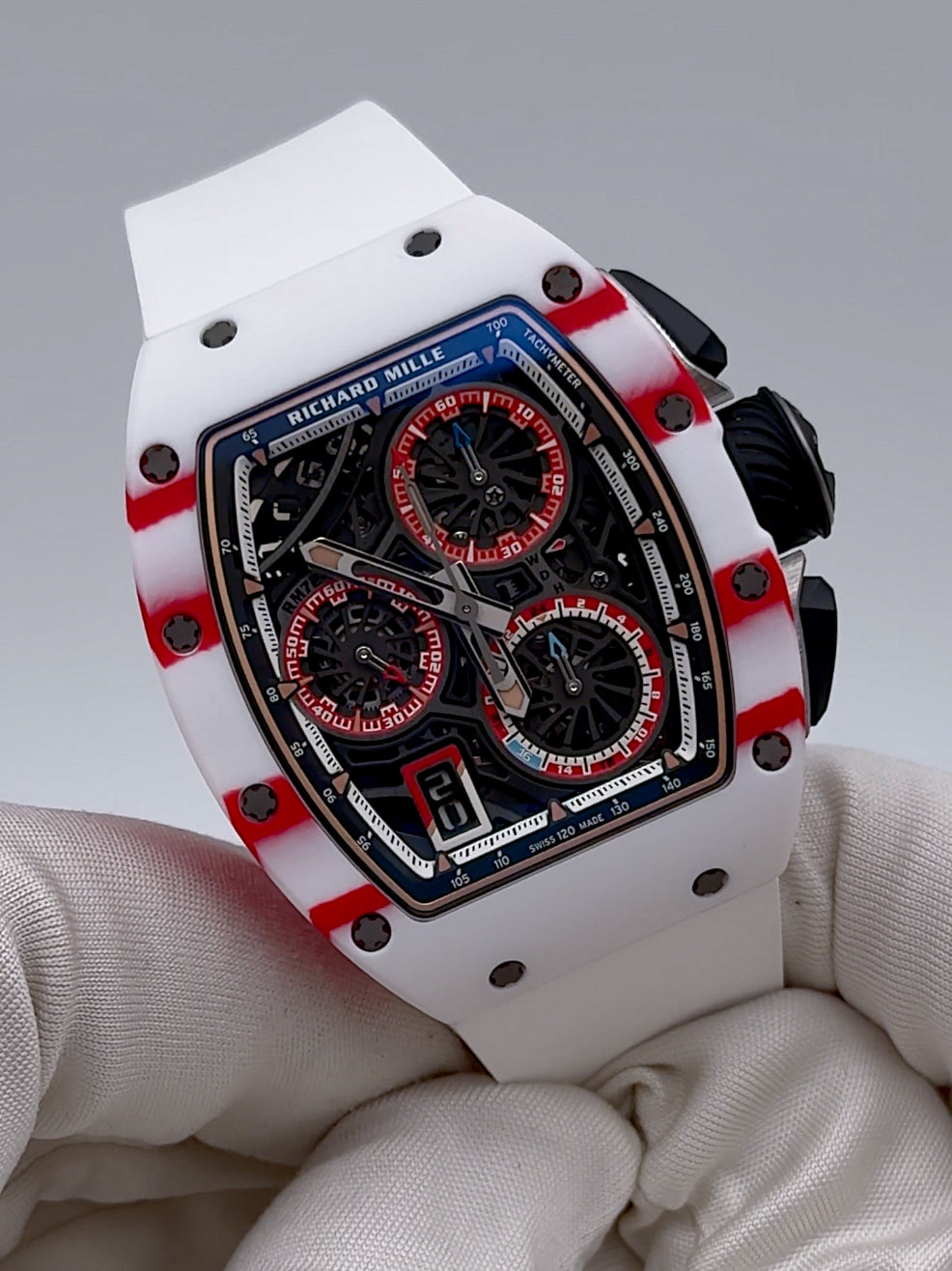 Richard Mille RM 72-01 Charles Leclerc 理查米尔 RM 72-01 自动上链飞返计时码表 | WORLDTIMER