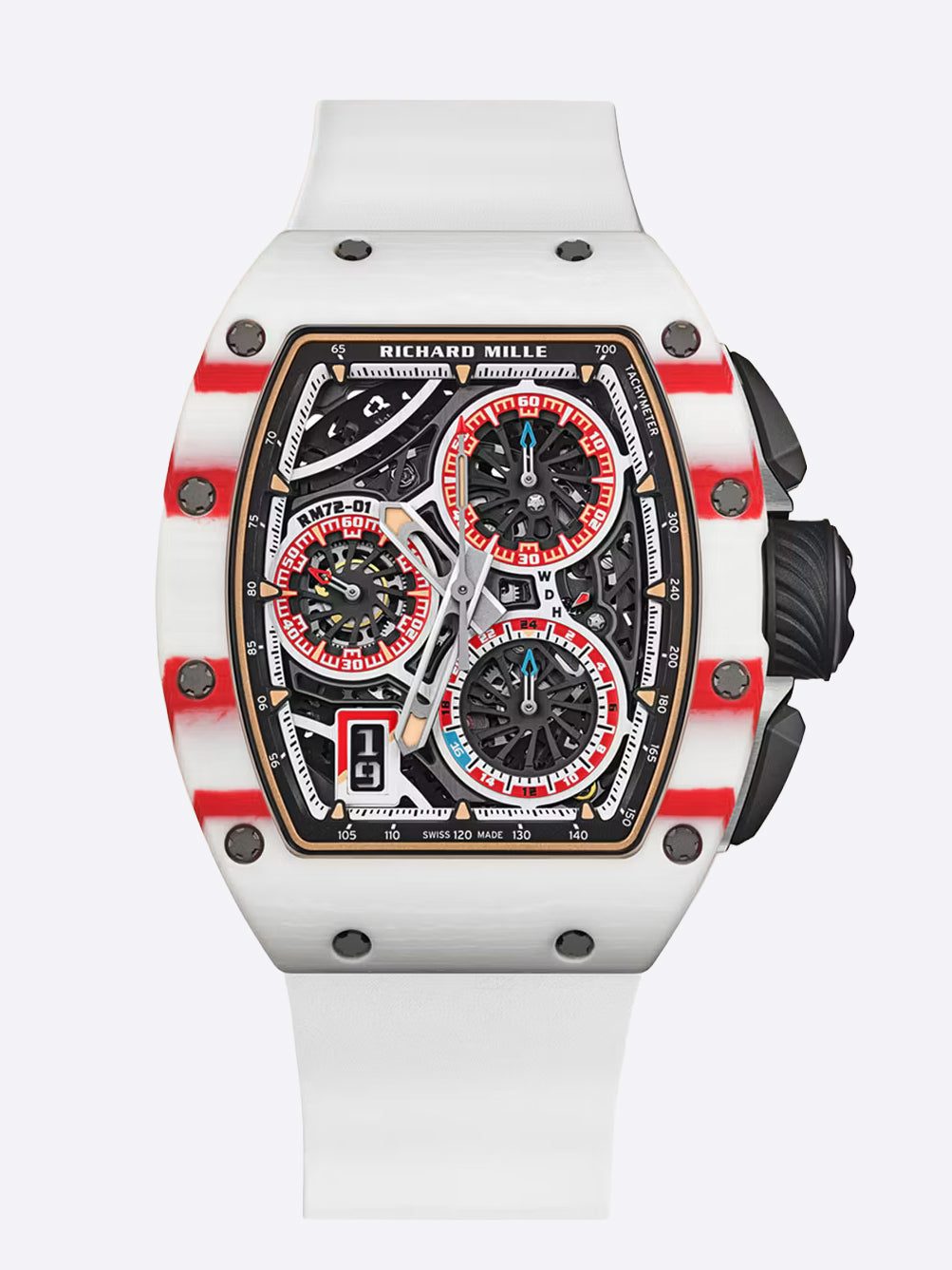 Richard Mille RM 72-01 Charles Leclerc 理查德米勒法拉利 RM 72-01 自动上链飞返计时码表 | WORLDTIMER