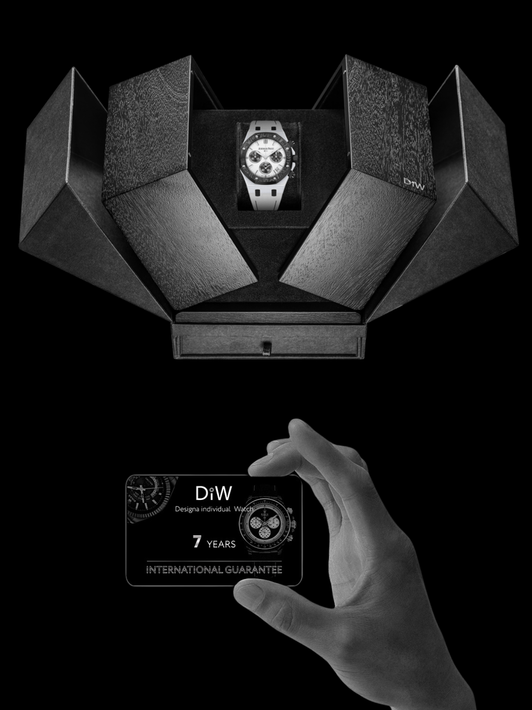 Audemars Piguet Royal Oak Chronograph CarboQuartz "BLACK & WHITE" 石英纤维 爱彼皇家橡树计时码表 26240 | WORLDTIMER