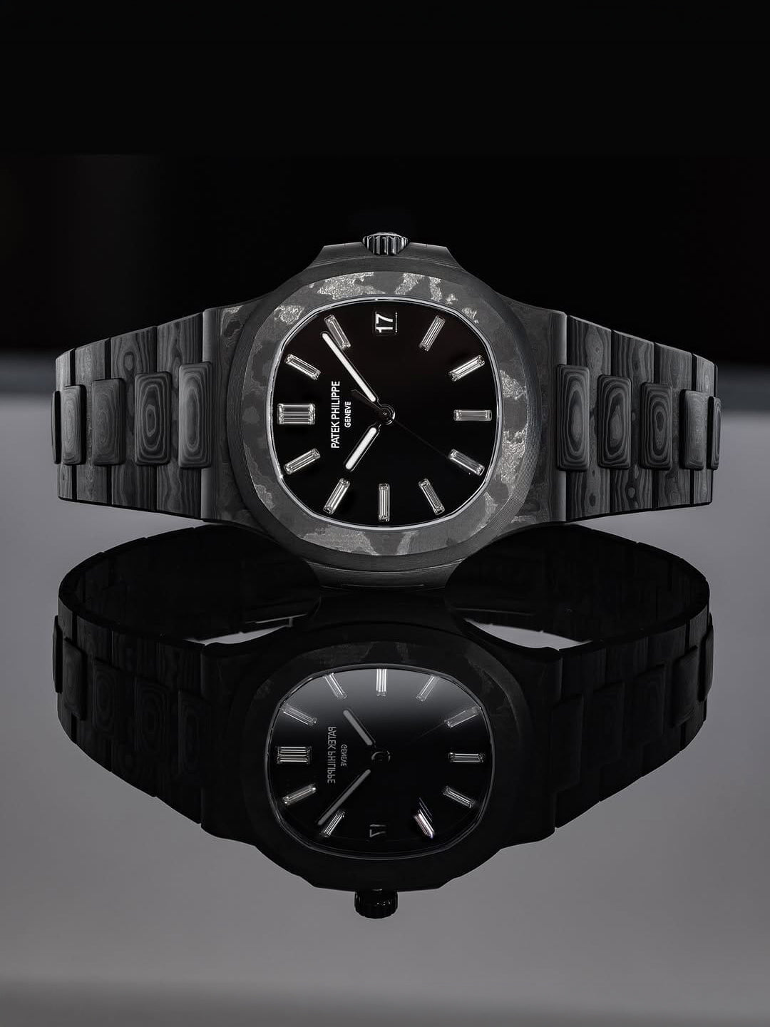 DiW Patek Philippe Nautilus BLACK GRAIL ONYX DiW 全碳纤维百达翡丽鹦鹉螺 黑圣杯ONYX | WORLDTIMER