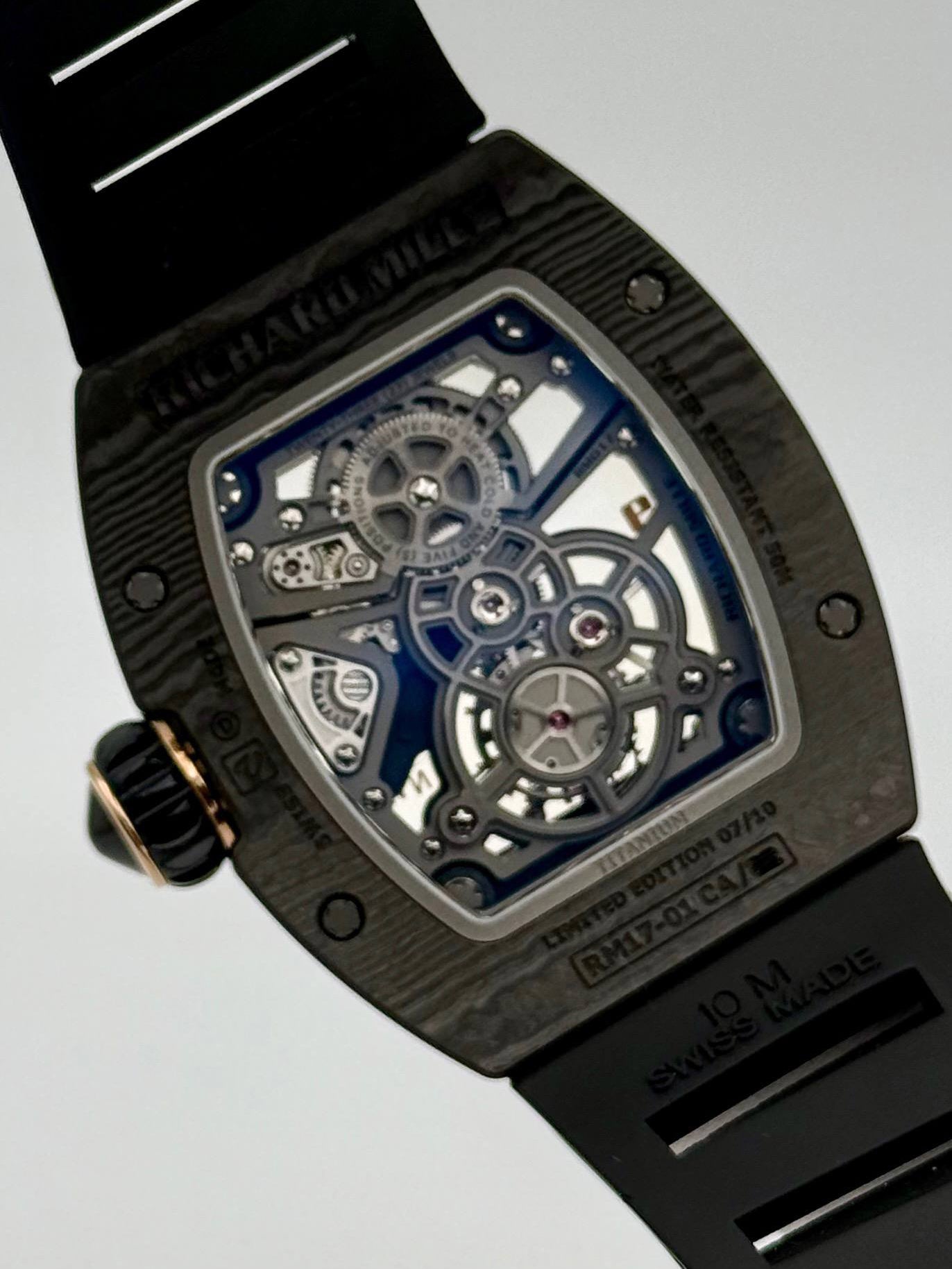 Richard Mille RM 17-01 Black NTPT Tourbillon 理查德米勒 RM 17-01 Black TPT Carbon 陀飞轮腕表 | WORLDTIMER