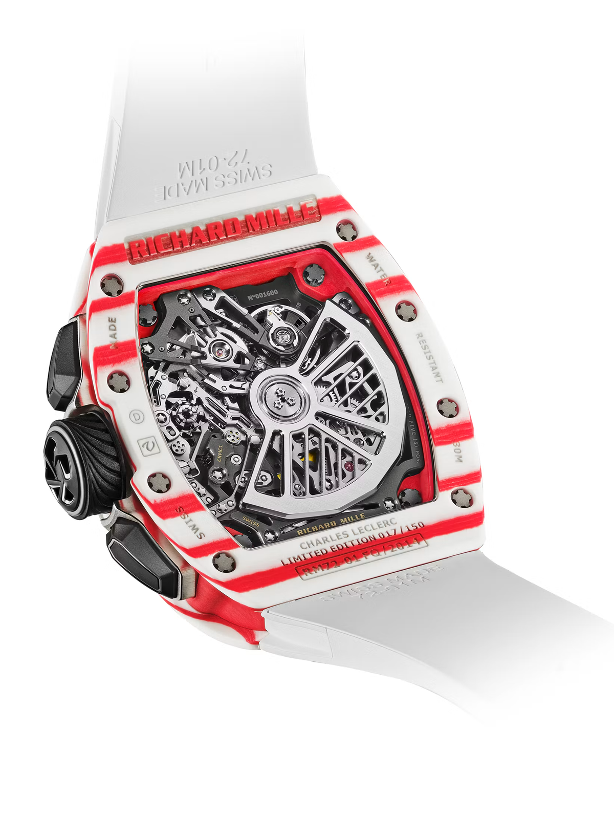 Richard Mille RM 72-01 Charles Leclerc 理查德米勒法拉利 RM 72-01 自动上链飞返计时码表 | WORLDTIMER