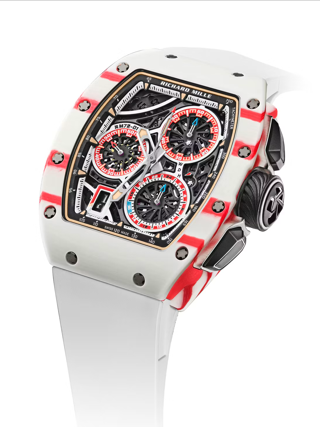 Richard Mille RM 72-01 Charles Leclerc 理查德米勒法拉利 RM 72-01 自动上链飞返计时码表 | WORLDTIMER