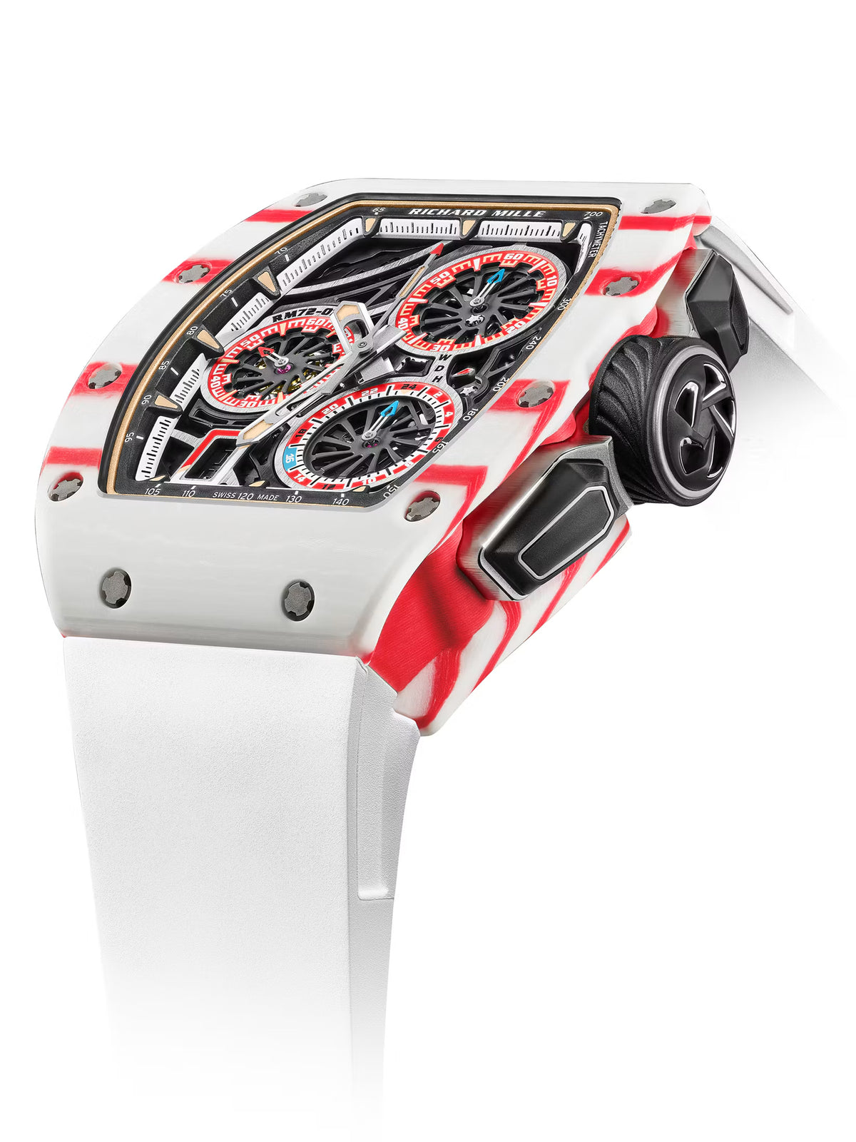 Richard Mille RM 72-01 Charles Leclerc 理查德米勒法拉利 RM 72-01 自动上链飞返计时码表 | WORLDTIMER