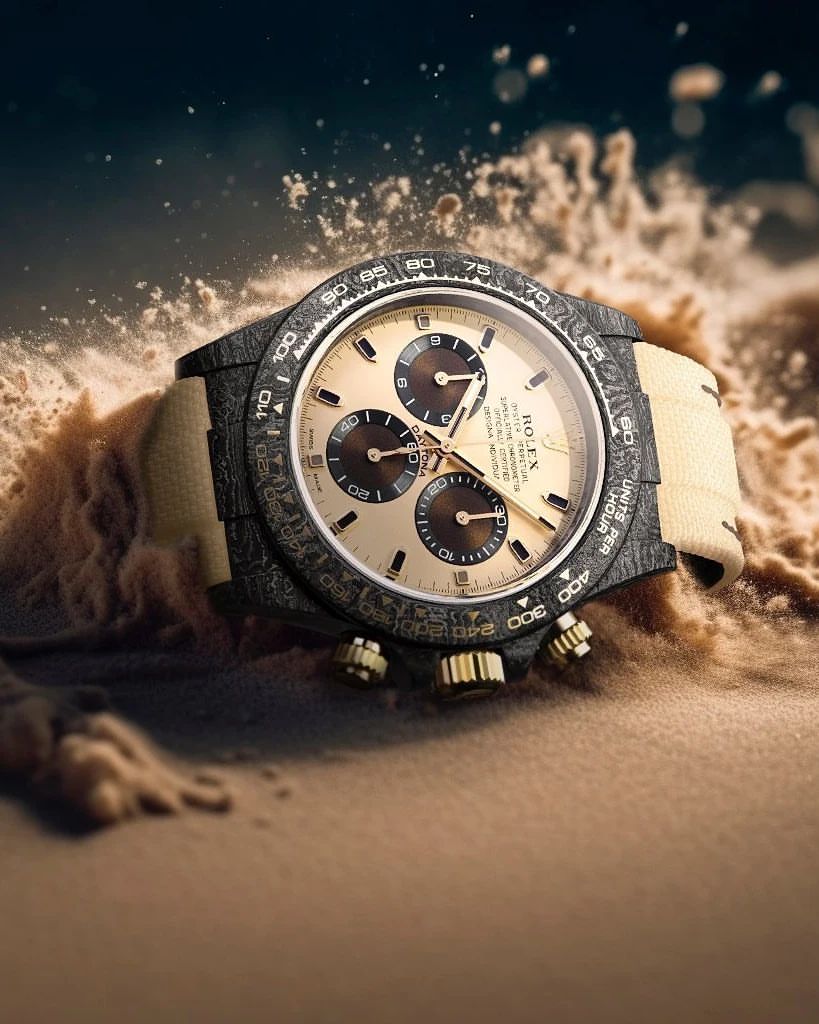 DESERT EAGLE CARBON Daytona — DiW’s 10‑Piece Ultra‑Exclusive Release DiW 迪沃 Desert Eagle Carbon 碳纤维迪通拿｜轻至不足 50g 的传奇 | WORLDTIMER