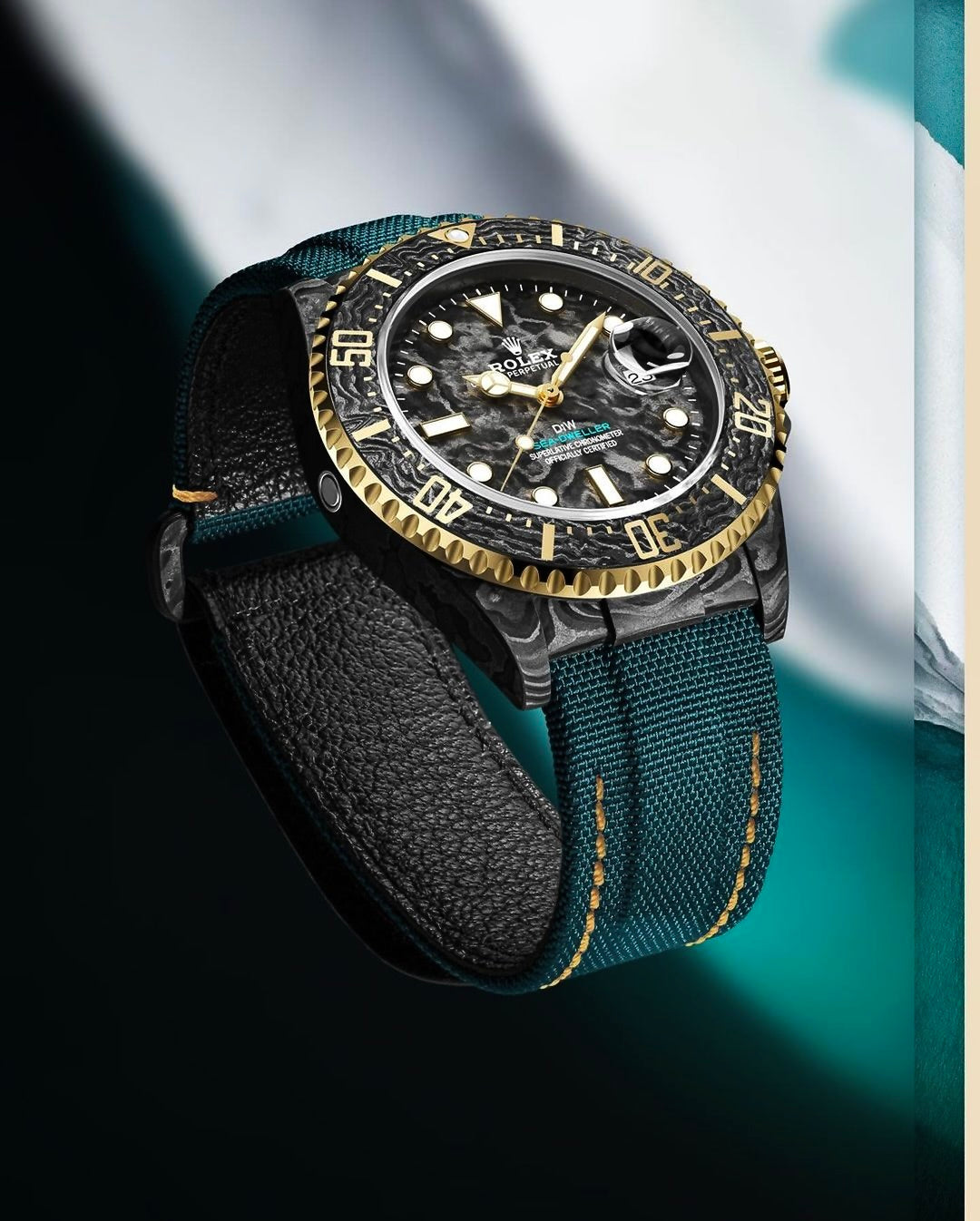 NTPT Carbon Rolex DiW Sea Dweller TURQUISE 勞力士 海使型 | WORLDTIMER