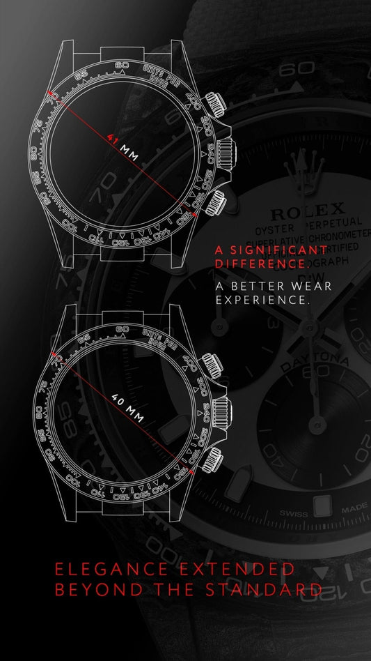 41mm Rolex Daytona by DiW, First In Rolex WatchMaking | DiW 首创 「41毫米劳力士迪通拿」，震撼表坛 | WORLDTIMER