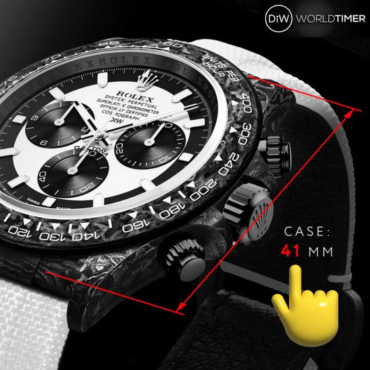41mm Rolex Daytona by DiW, First In Rolex WatchMaking | DiW 首创 「41毫米劳力士迪通拿」，震撼表坛 | WORLDTIMER