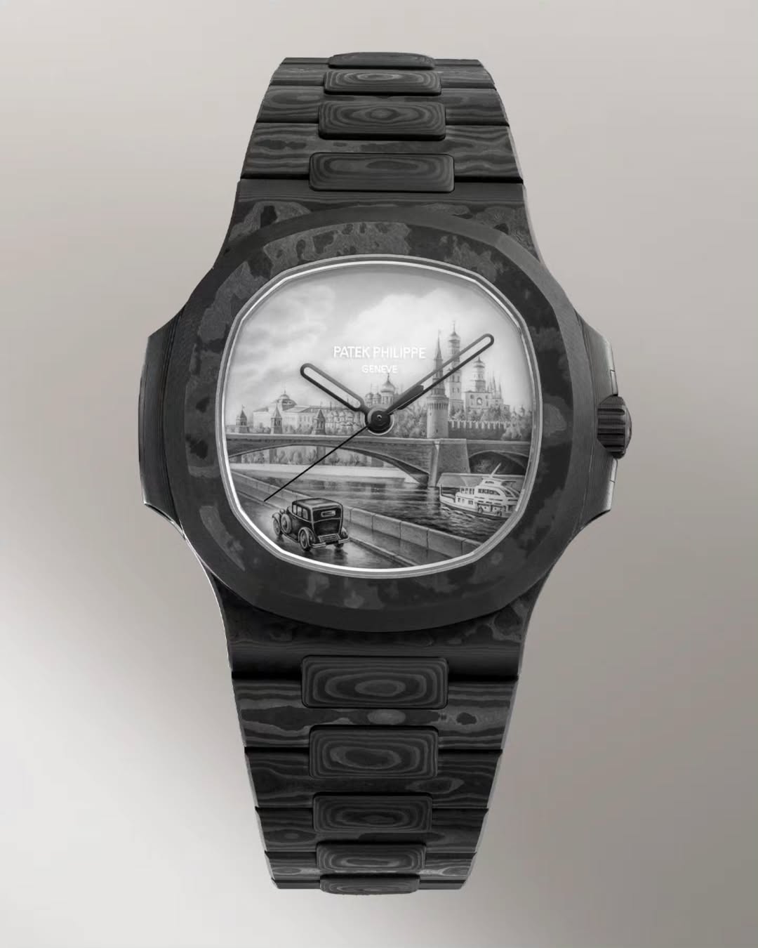 UNIQUE DiW Patek Philippe Enamel Nautilus DiW 珐琅表盘百达翡丽鹦鹉螺 独一无二腕表 | WORLDTIMER