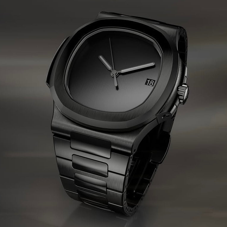 The All Black Ceramic Patek Nautilus AET Remould BLACK CANVAS 全黑陶瓷 百達翡麗 Nautilus 金鷹5711 | WORLDTIMER