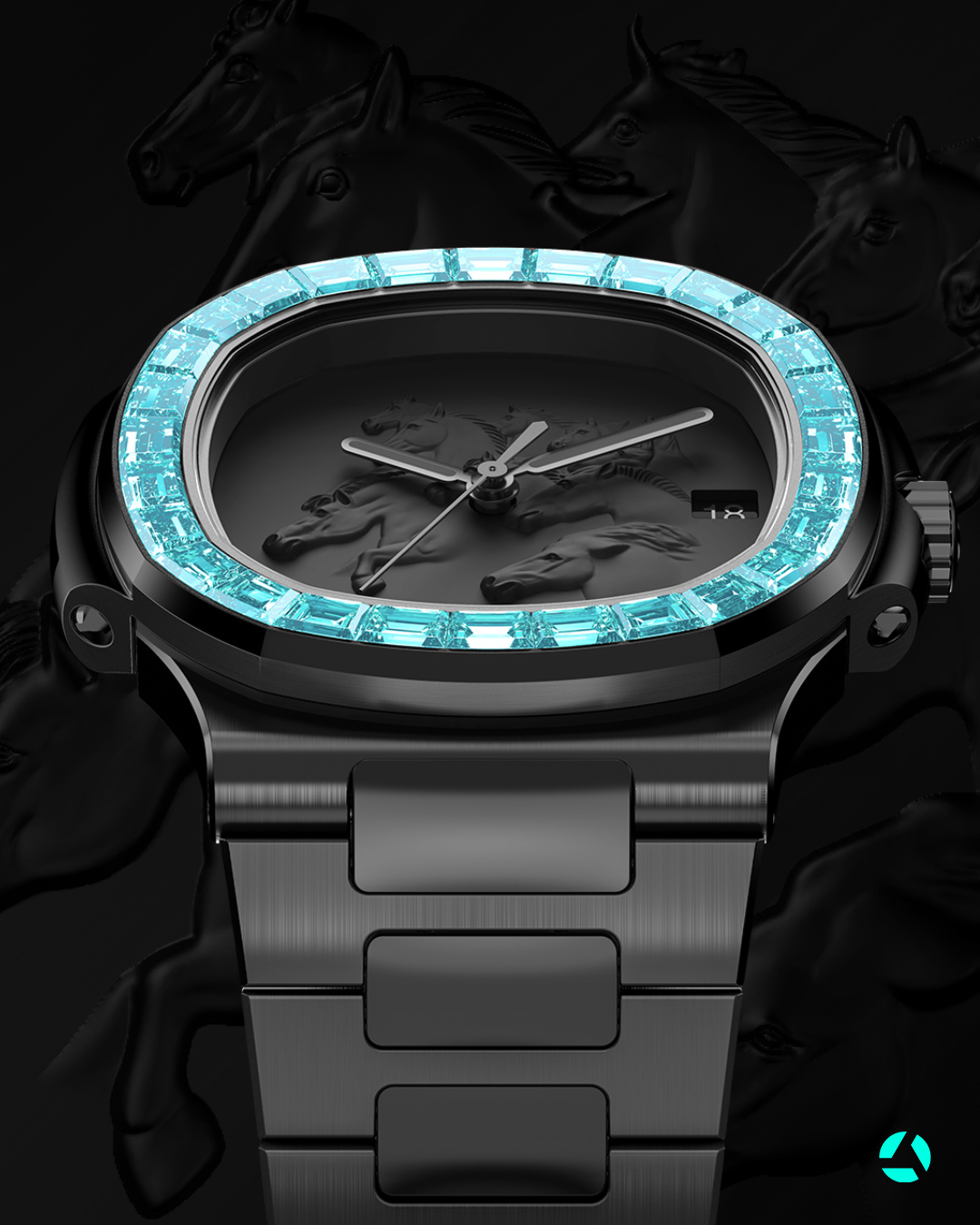 🧧 Horse Year Diamond Nautilus｜CNY Special 🐎 喜迎马年春节 🐴 AET REMOULD 百达翡丽 钻石鹦鹉螺💎 | WORLDTIMER