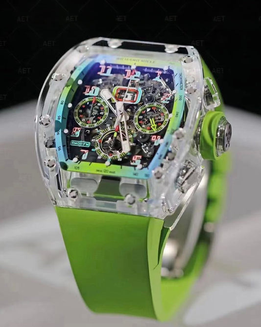 Richard Mille RM 011 Sapphire AET REMOULD A11 TIME MACHINE 理查德米勒水晶 RM 011【AET REMOULD】 | WORLDTIMER