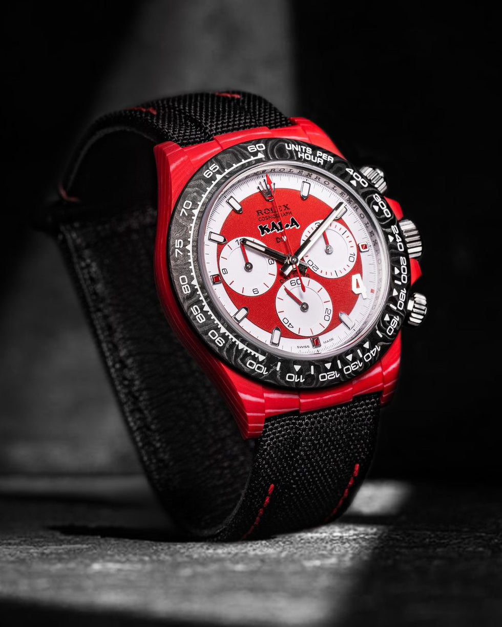 "KAKHA KALADZE x DiW" Rolex Daytona CarboQuartz 劳力士 石英纤维迪通拿 | WORLDTIMER