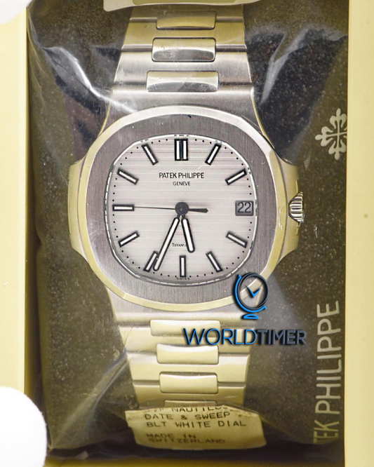 Brand New and Sealed Patek Philippe Tiffany Nautilus 5711 White Dial Stainless Steel 5711/1A 百达翡丽蒂芙尼鹦鹉螺5711 白面 | WORLDTIMER
